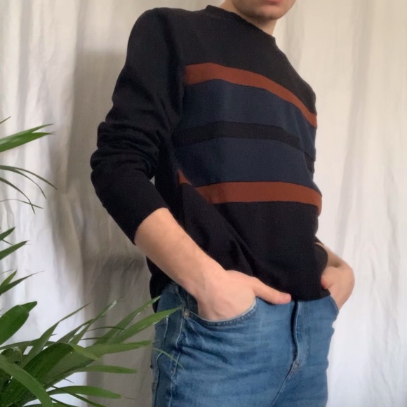 🔥Mens oversized modern colour block sweater - Picture 5 of 5